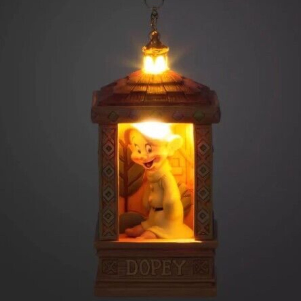 Disney Sketchbook Dopey Dwarf Snow White & Seven Dwarfs Light-Up Ornament - NEW - Picture 4 of 4